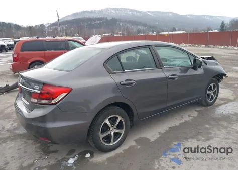 2015 Honda Civic Se z USA, uszkodzony, nr VIN 19XFB2F77FE277295